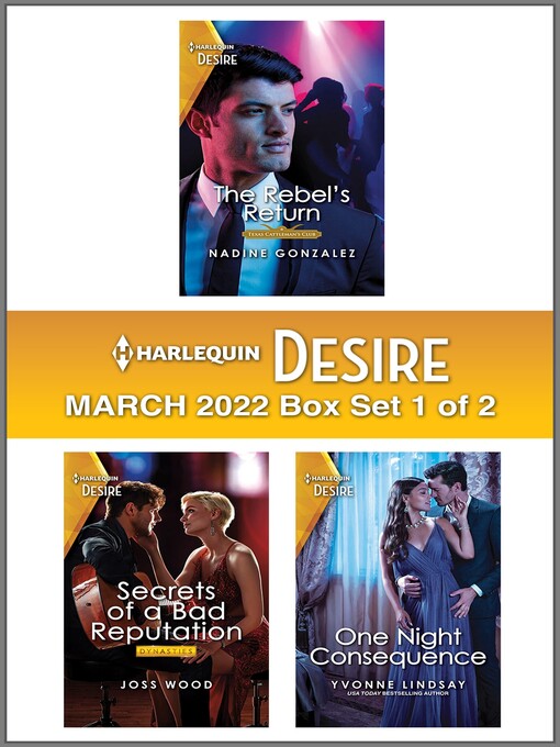 Title details for Harlequin Desire: March 2022, Box Set 1 of 2 by Nadine Gonzalez - Available